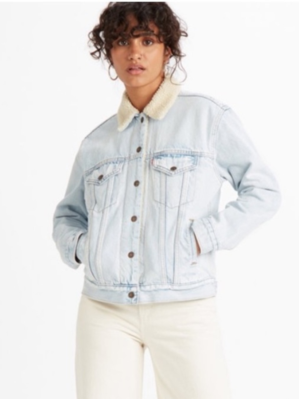 Levi’s Sherpa Ex-Boyfriend Trucker Jacket